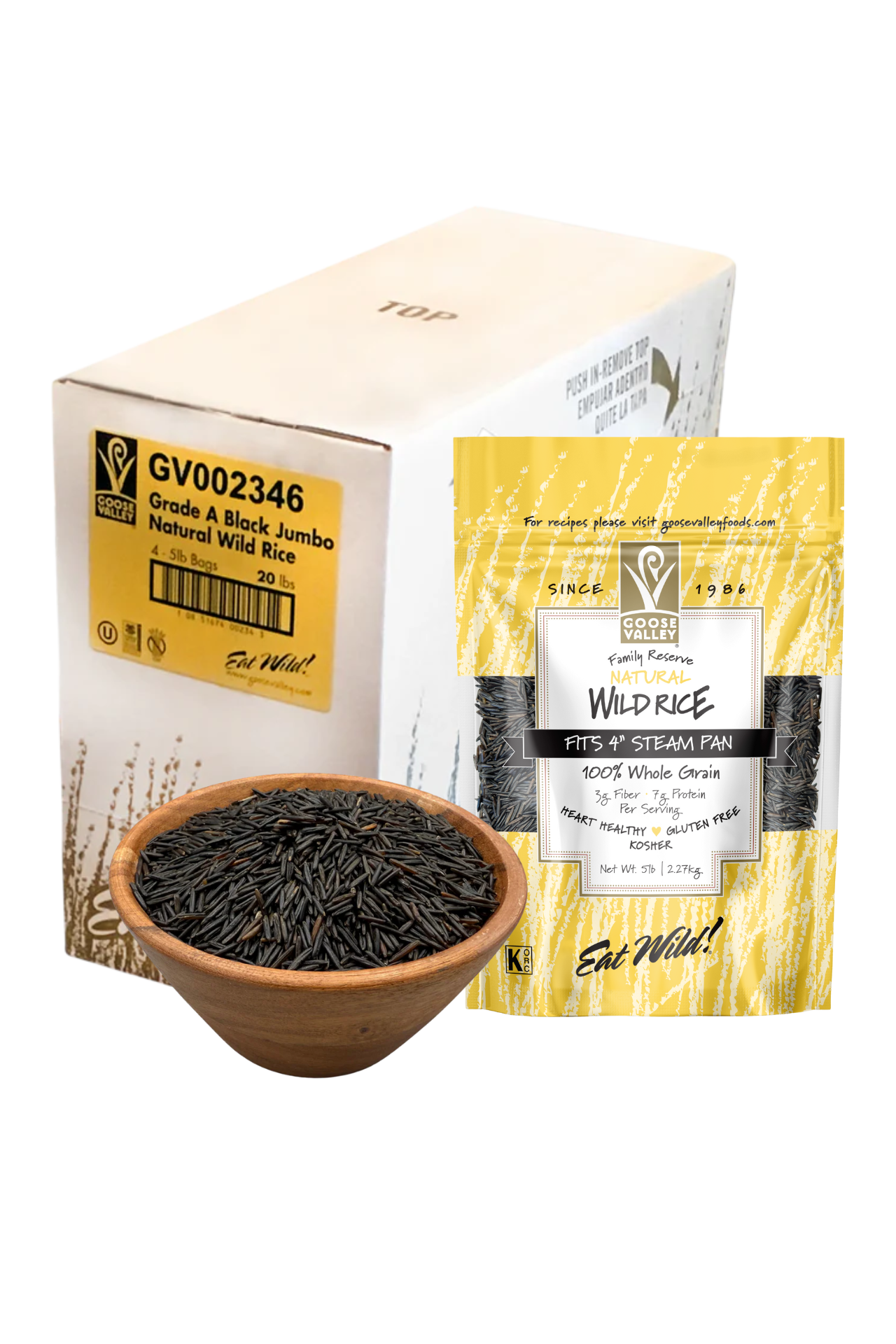 Natural Wild Rice – Goose Valley Foods